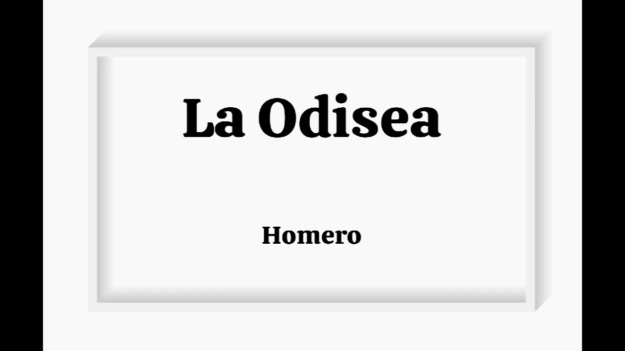 La Odisea / Homero / Capítulo V 