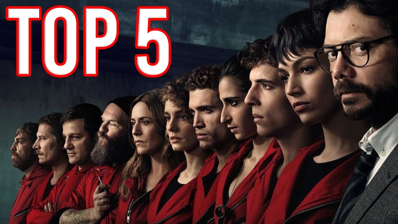 I MIEI 5 PERSONAGGI PREFERITI de...LA CASA DI CARTA!