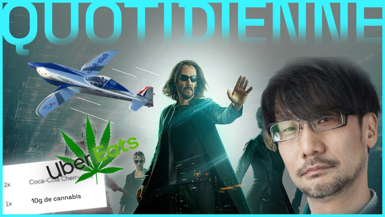 Cannabis sur Uber Eats, Hideo Kojima, o&ugrave; en est la 5G... La Quotidienne des Nums [23/11/2021]