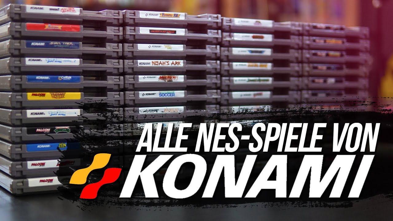 Alle NINTENDO NES-Spiele von KONAMI | NES Commando
