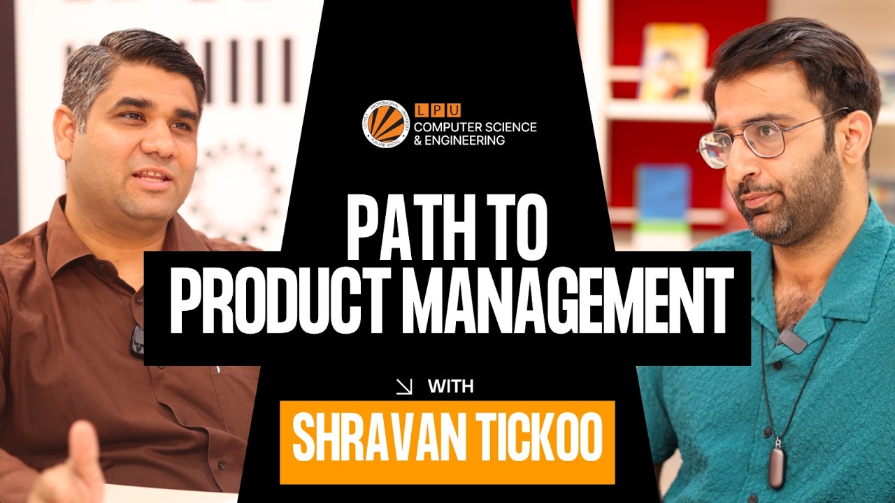 The Roadmap to Product Management | Shravan Tickoo @TheSwagWalaPM 