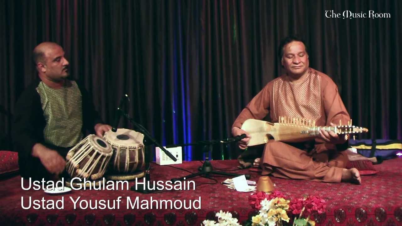 Ustad Ghulam Hussain on Rubab playing Usatad Sarahang's song