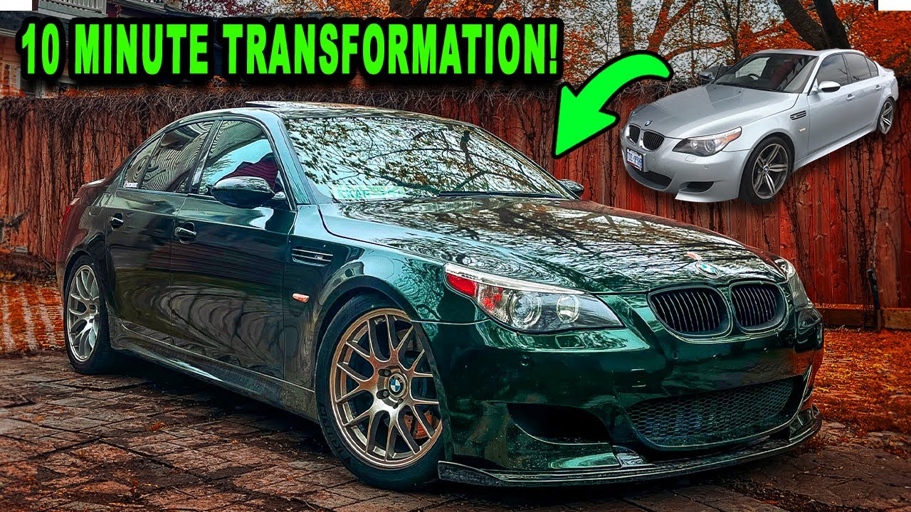Сборка BMW M5 с двигателем V10 за 10 минут!