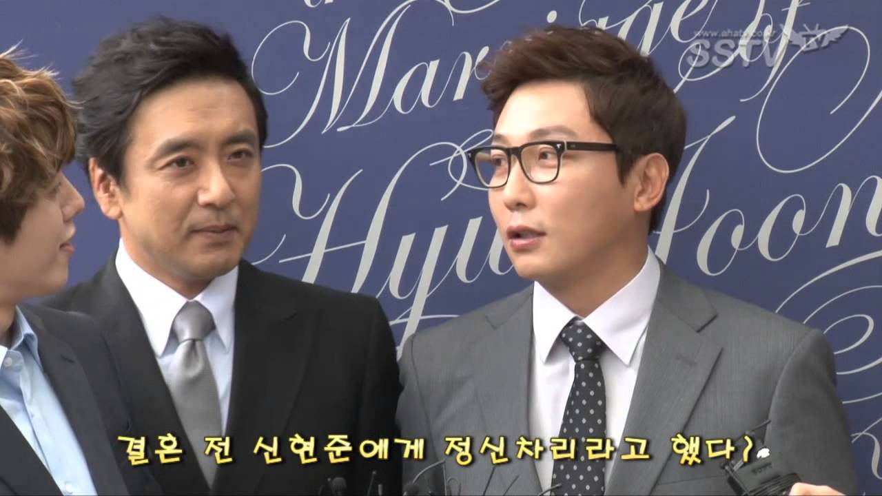 [SSTV] 신현준 결혼식 하객 정준호-탁재훈, 절친들의 '따뜻한 축하(?)'