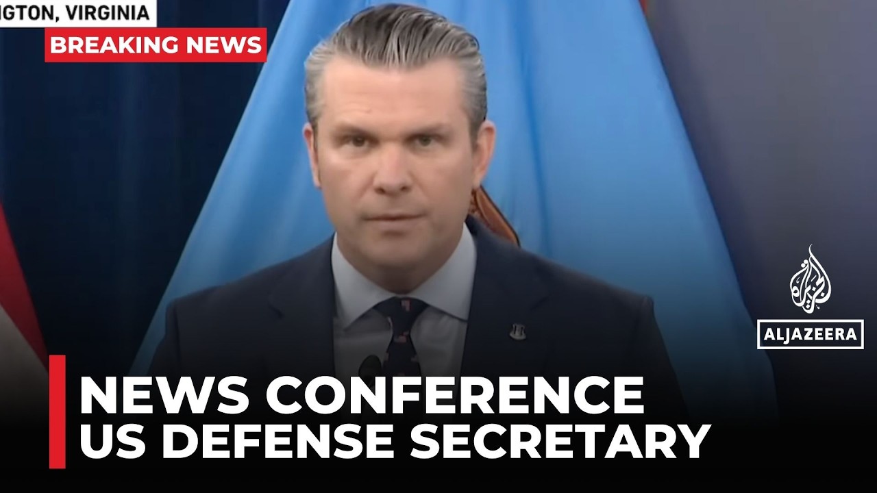 US-Israel's war on Iran: US defense secretary gives update on conflict