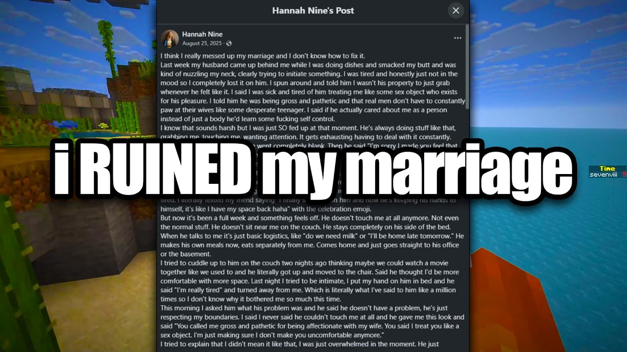 I screamed at my husband to stop touching me | Real Facebook Confessions