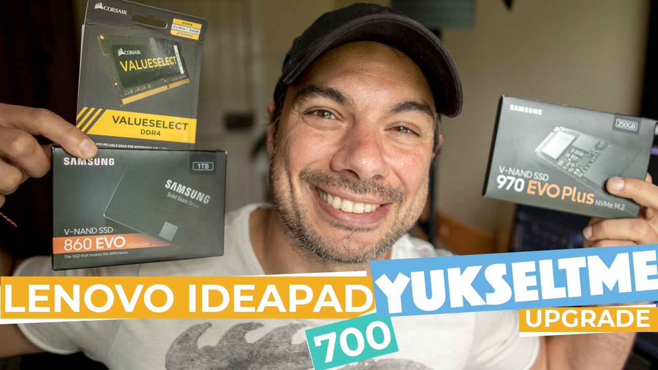 LENOVO IDEAPAD 700 RAM M.2 SSD HDD YUKSELTME ISLEMI