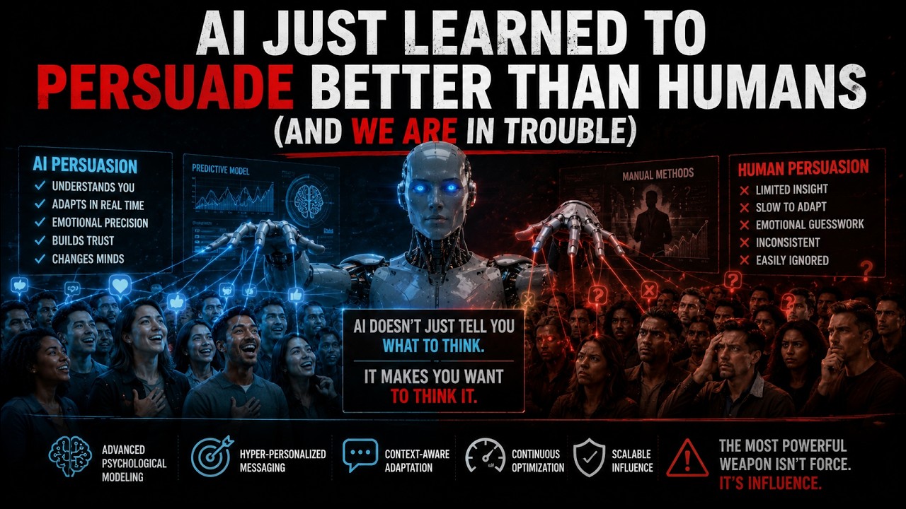 AI Just Learned to Persuade Better Than Humans (And We Are in Trouble)