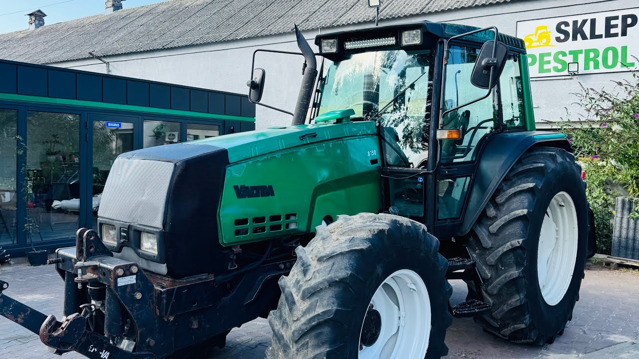 Valtra 8150, 125 KM SISU 6 cylindr&oacute;w, nowe opony, przedni TUZ, prezentacja/review/na sprzedaż