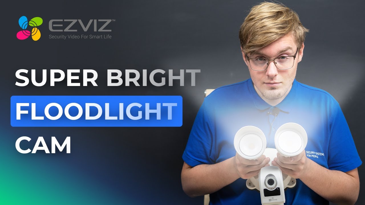 EZVIZ LC1 Floodlight Security Camera Outdoor Review + Ezviz App