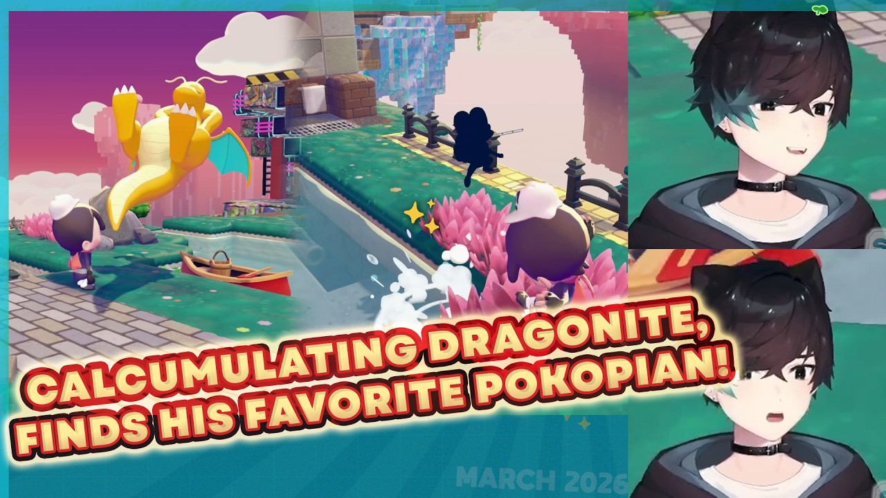 Now Sykkuno can FLY after CALCUMULATING Dragonite's flight duration and finds HIS FAVORITE Pokopian!