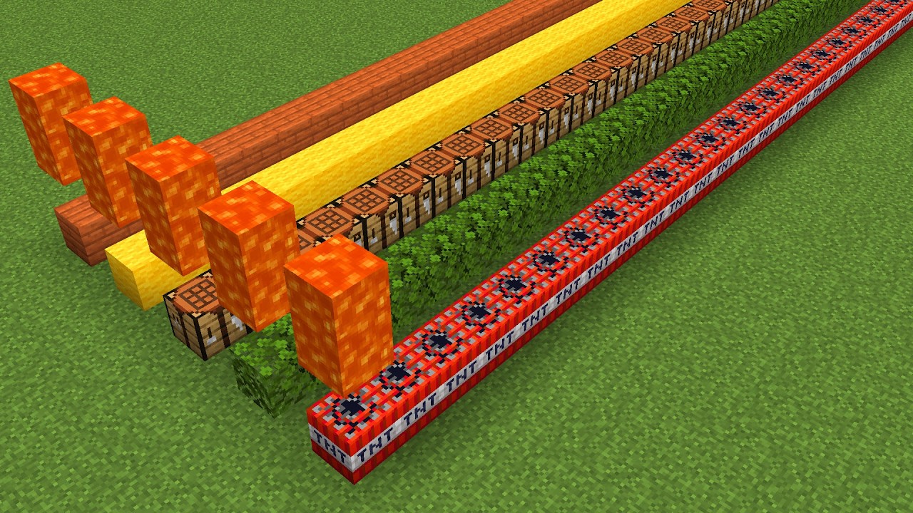which block will burn faster ?