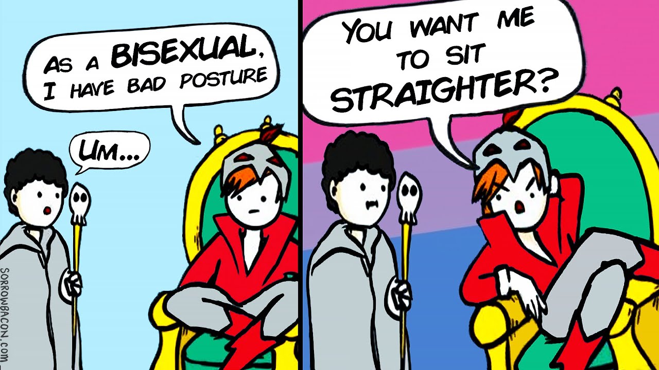 i'll NEVER sit straight!😂 | 🌈r/Bi_irl