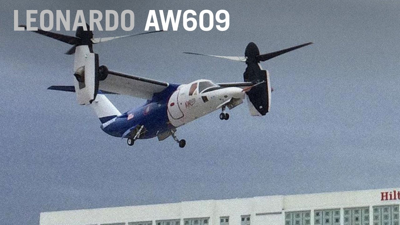 Leonardo's AW609 Test Pilot Describes What its Like to Fly a Tiltrotor – AIN