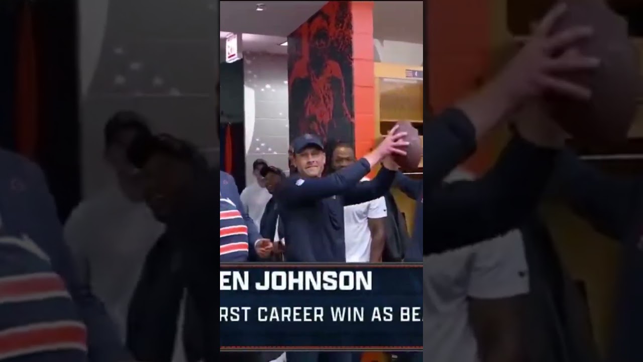 Bears HC Ben Johnson after first win as head coach