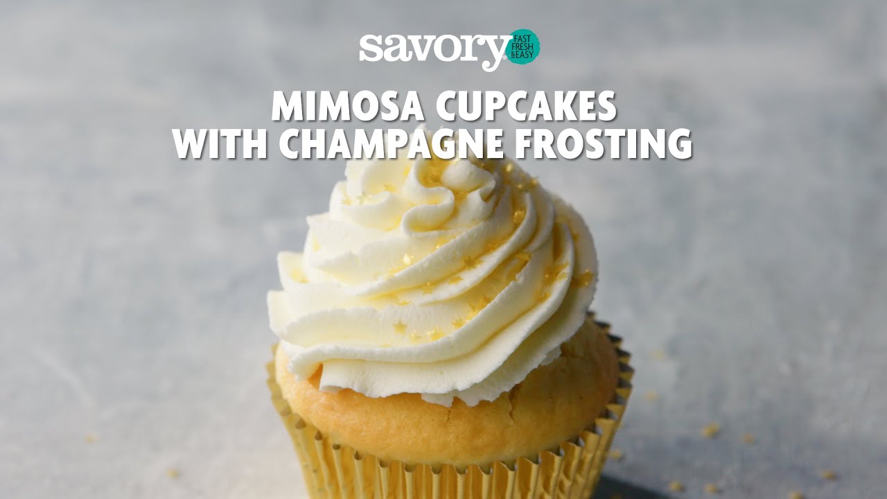 Mimosa Cupcakes with Champagne Frosting | Savory by Stop & Shop