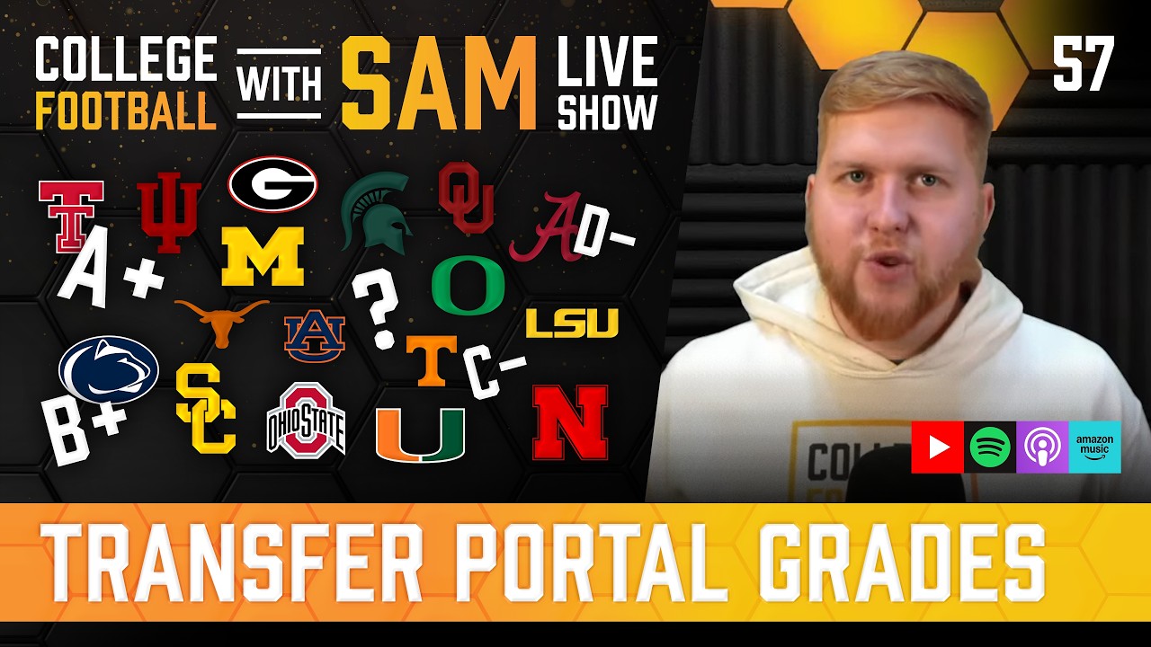 Grading Transfer Portal Classes For Top College Football Teams | Trinidad Chambliss Is Back!