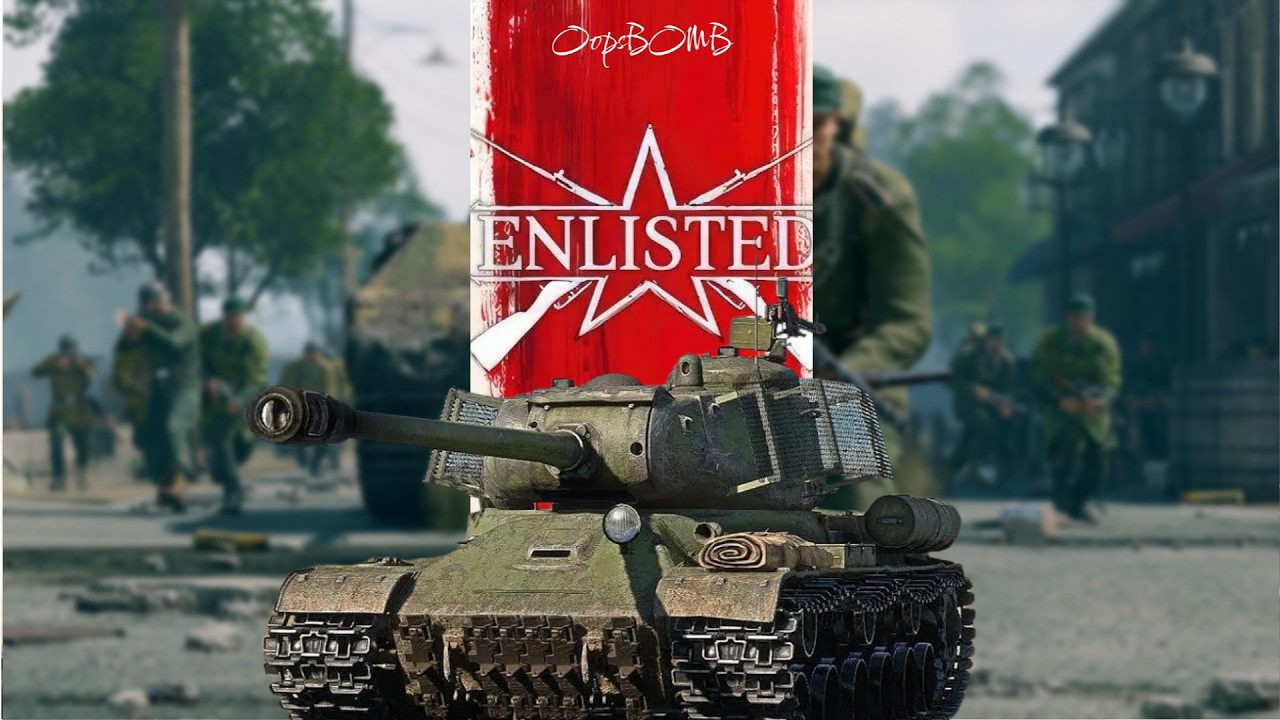 ТАНК ПРОТИВ ПЕХОТЫ (Игра Enlisted на ПК и PS)  @OopsBOMB