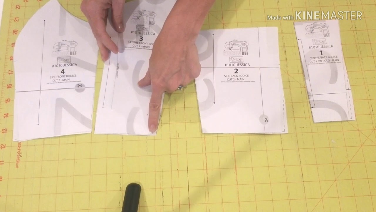 How to Grade the Jessica Dress Pattern