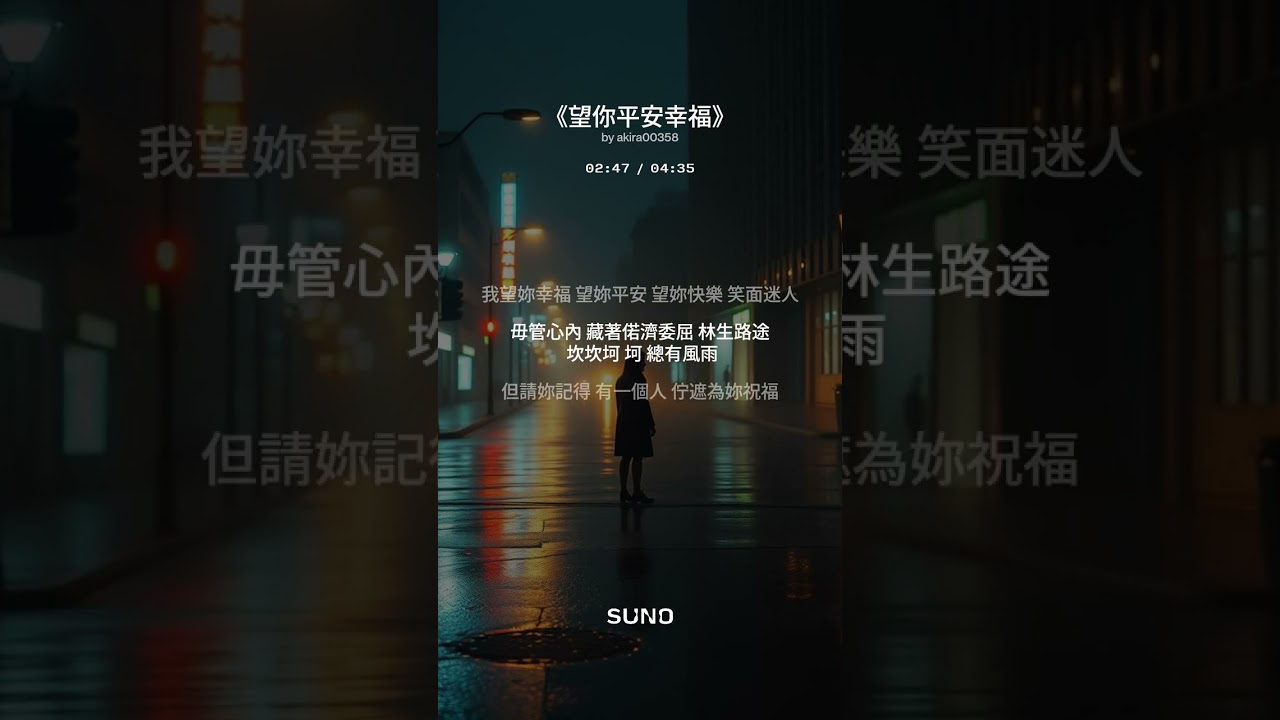 好聽台語歌-《望妳平安幸福》#Talking #Bluesfolk #hiphop #pop