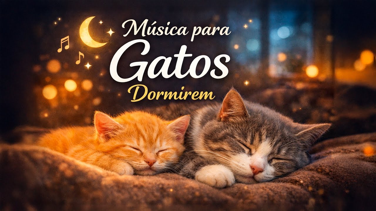 SEU GATO NÃO DORME? ESSA MÚSICA ACALMA EM MINUTOS.