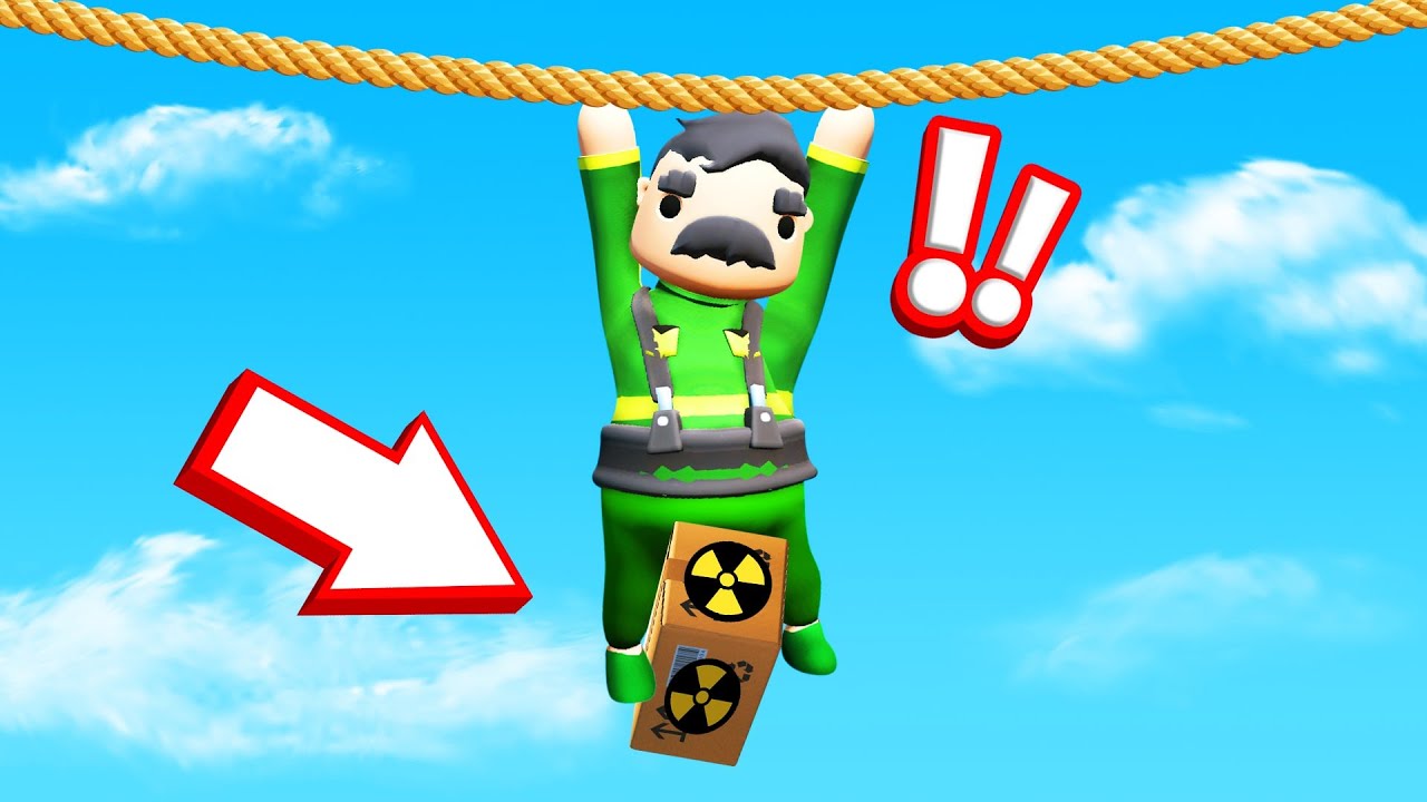 CROSS The ROPE Without DROPPING THE PACKAGE! (Totally Accurate Delivery Service)