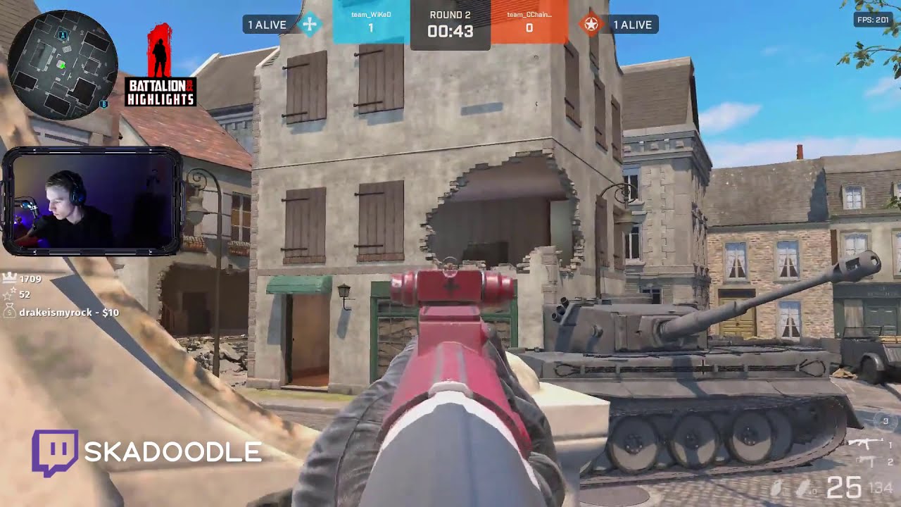 SKADOODLE NADE MASTER!! 💣 (Nades & Aces) #2 - Battalion 1944 Streamer Highlights