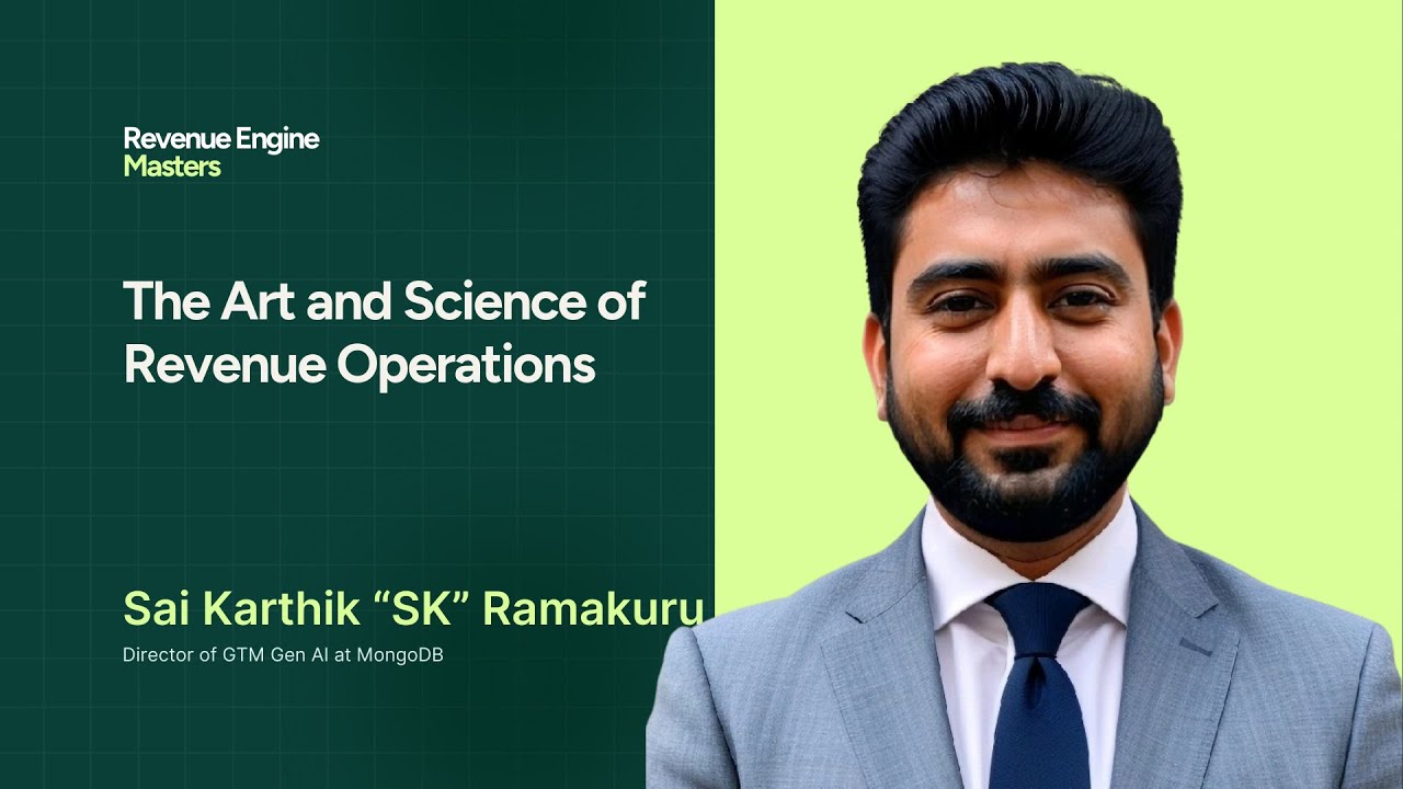 The Art and Science of Revenue Operations: SK Ramakuru