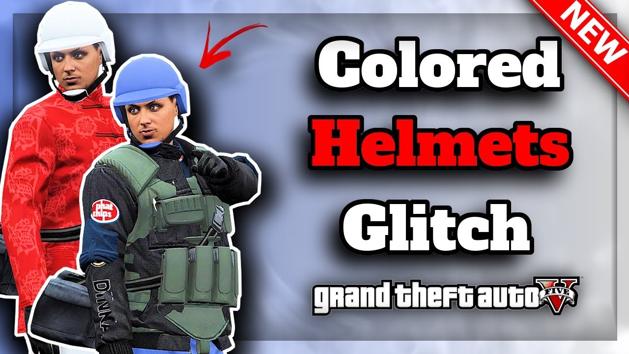 GTA5 I *PATCHED* Get COLORED Bulletproof Helmets EASY! (White, Blue, Grey & MORE!) 1.46!