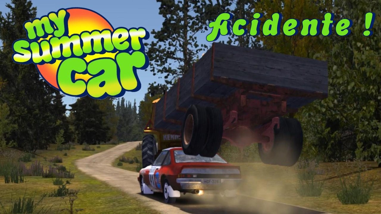 INVADI uma corrida de rally SEM QUERER … - My Summer Car #7