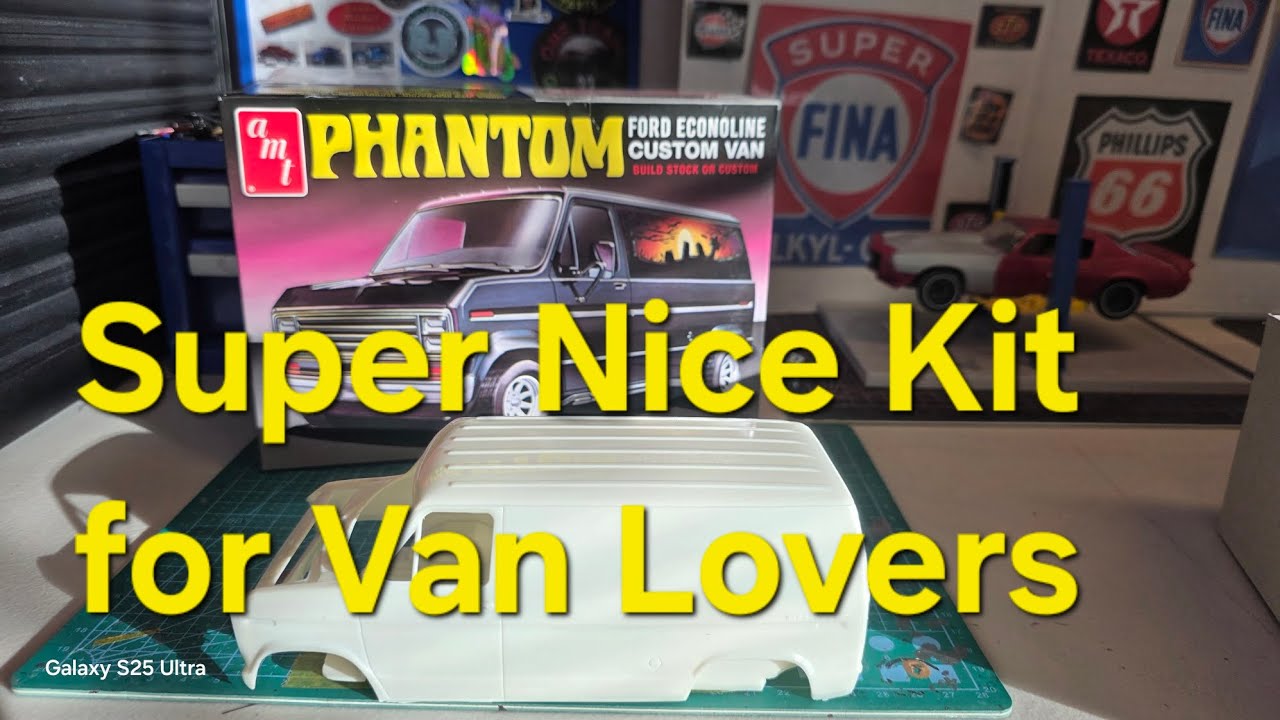 #Распаковка AMT Ford Econoline Custom Van #2n1 #PHANTOM