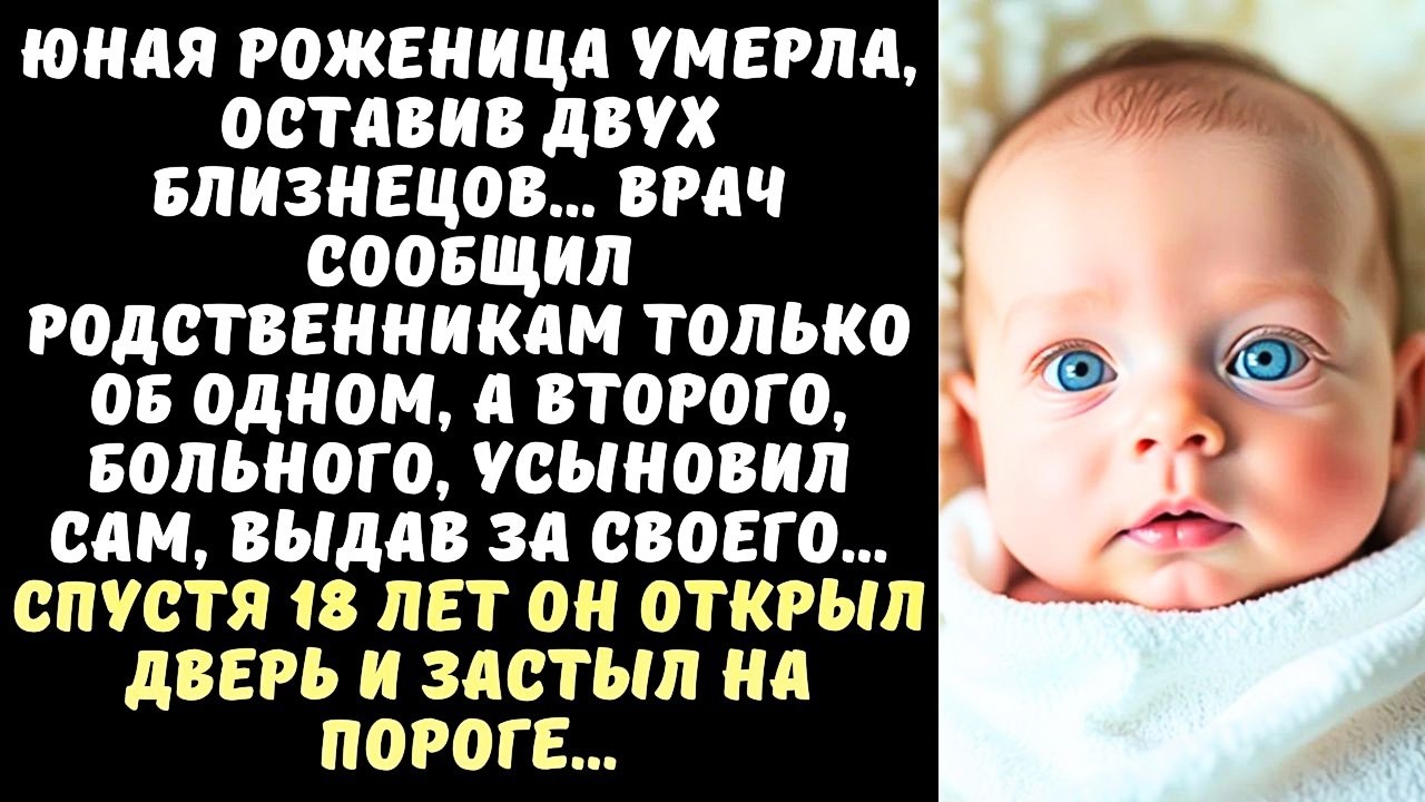 ВРАЧ-акушер тайно оставил себе одного из БЛИЗНЕЦОВ, а через 18 лет в его дверь постучали…
