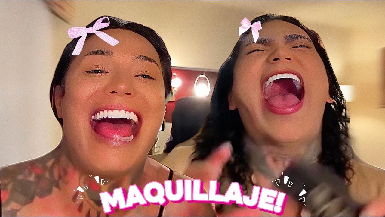 KARIPAO MAQUILL&Aacute;NDOSE EN CHAVAS💋✨ | Karina y Paola | MEJIAAA |