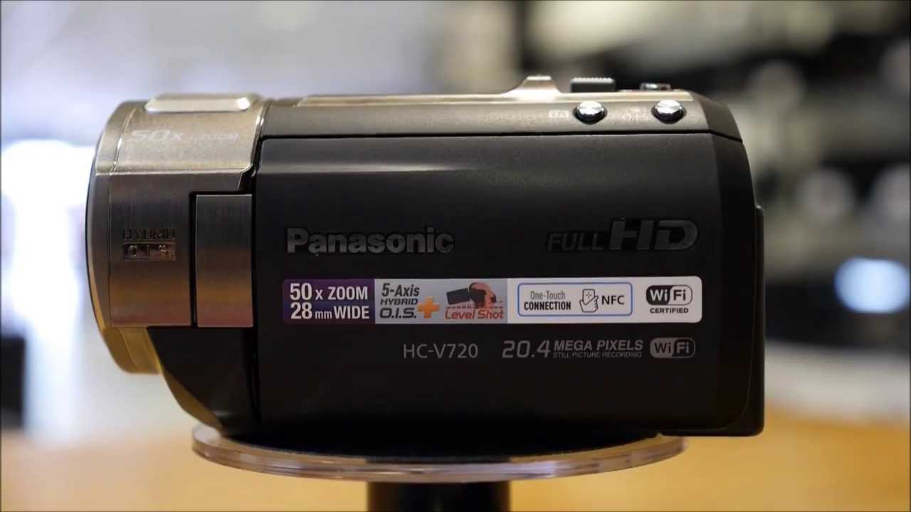 Panasonic HC-V720 Camcorder Overview