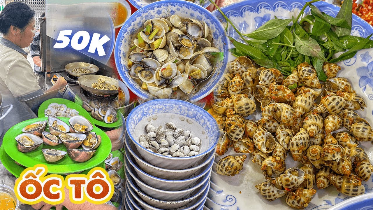 Ăn ốc bao no với ỐC TÔ XÓM CHIẾU giá bình dân bán hơn 20 năm nổi tiếng Quận 4 | Địa điểm ăn uống