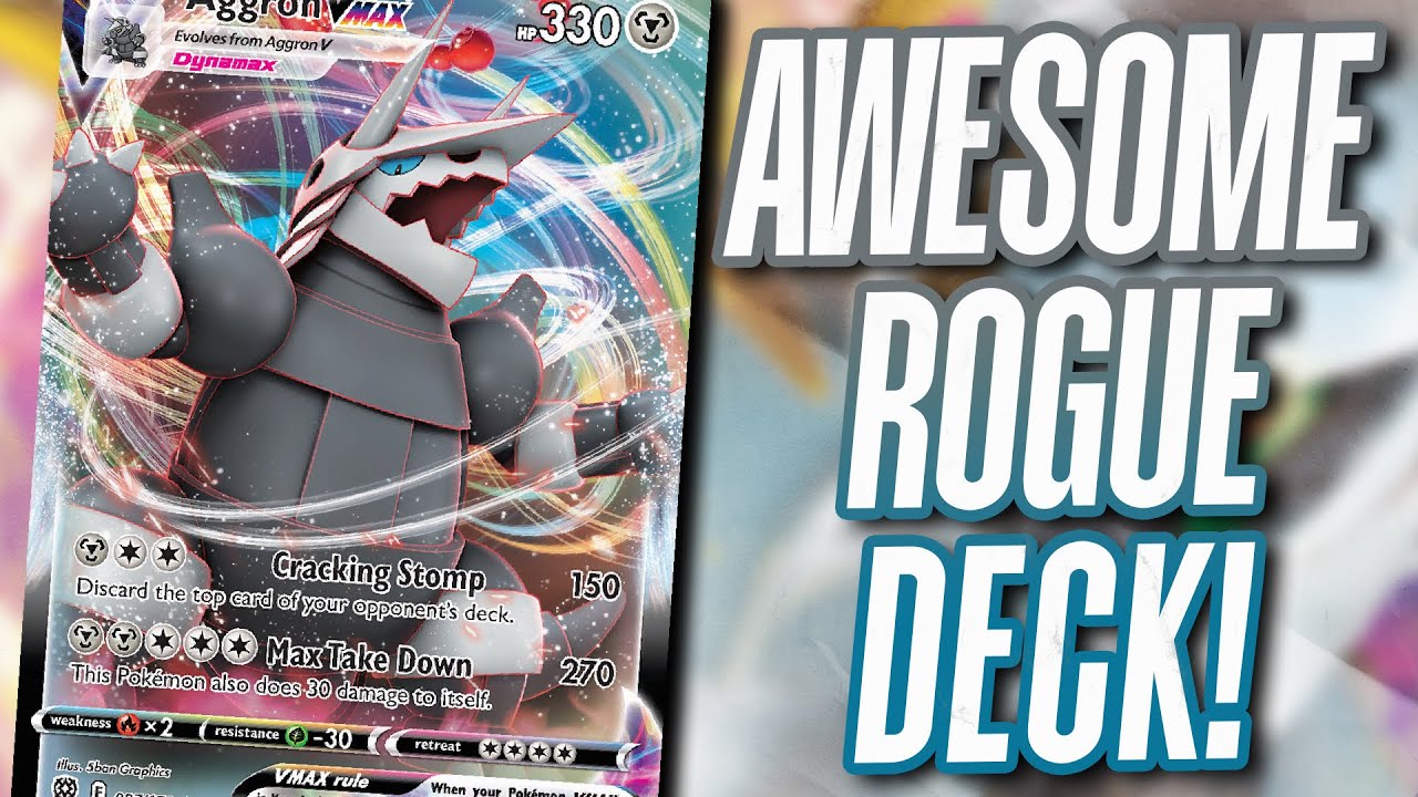 ROGUE AGGRON VMAX with ARCEUS VSTAR deck really surprised me at how good it is! [Pokemon TCG Online]
