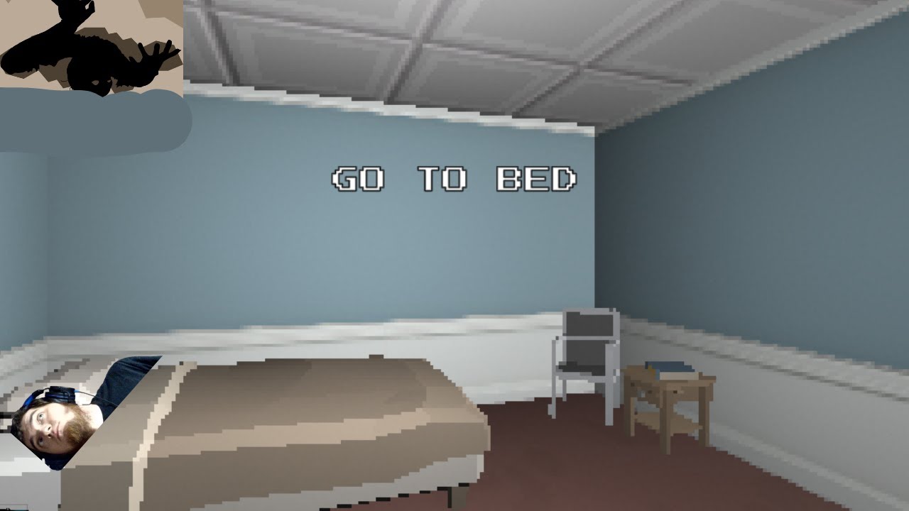 Can't rest with monsters near- Go to bed