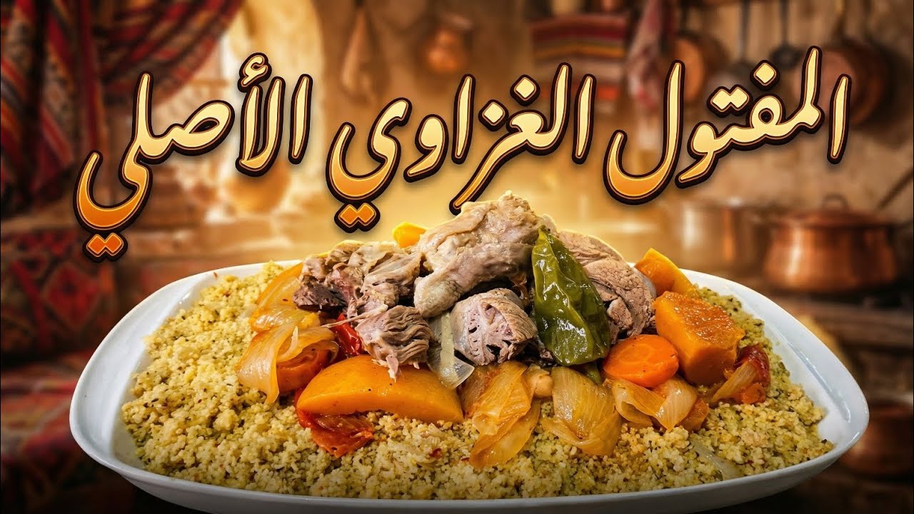 أطيب مفتول فلسطيني بالدجاج على الطريقة الغزاوية الأصلية 😋