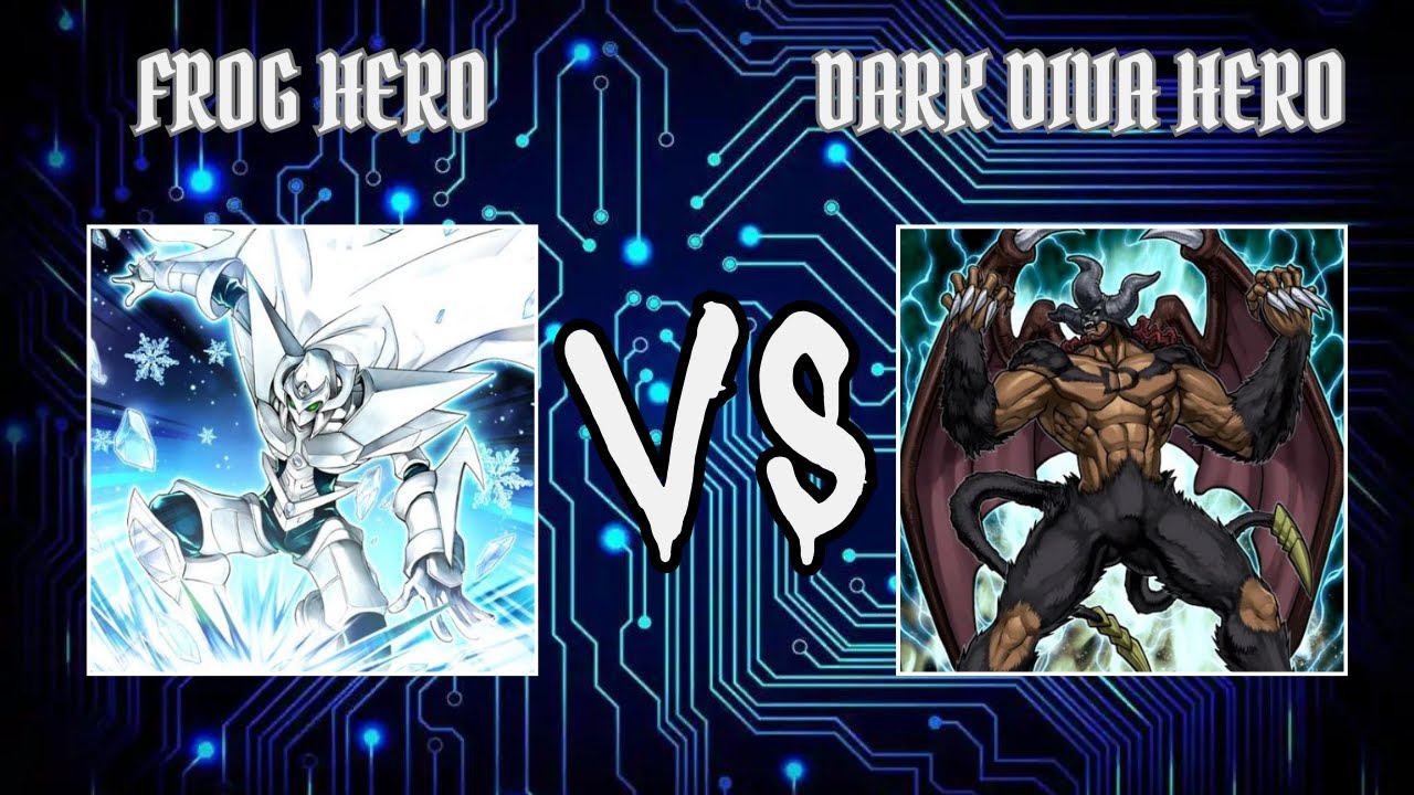 TheIceQueen(Frog Hero) vs ShamW0W(Dark Diva Hero) | Yugioh Edison Format | Dueling Book