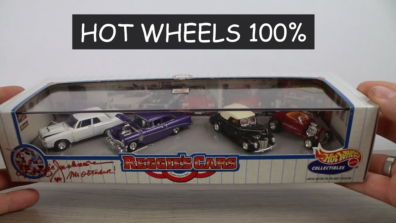HOT WHEELS 100% Reggie Cars Обзор сета