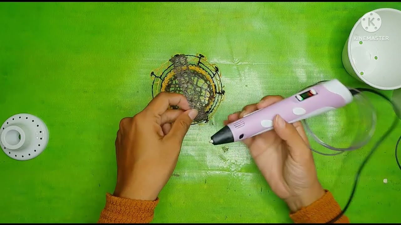 Kreasi dari 3D Pen membuat keranjang mainan