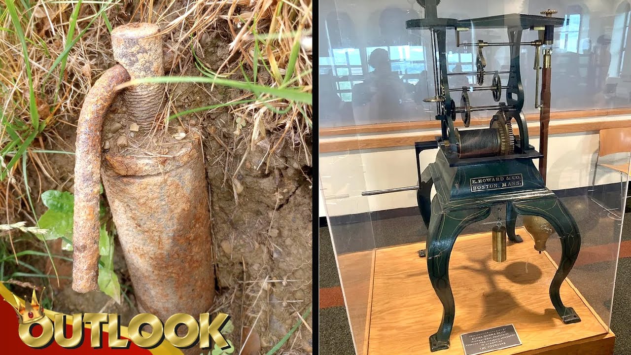 What Is This MYSTERIOUS Rusty Metal Pipe Found Underground And This Antique Mechanical Object?