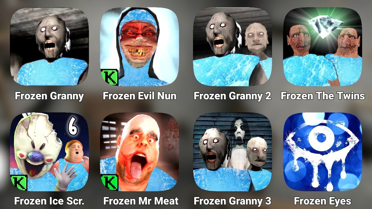 Frozen All New Mods || Frozen Granny | Frozen Mr Meat | Frozen Evil Nun | Frozen Ice Scream | Mod
