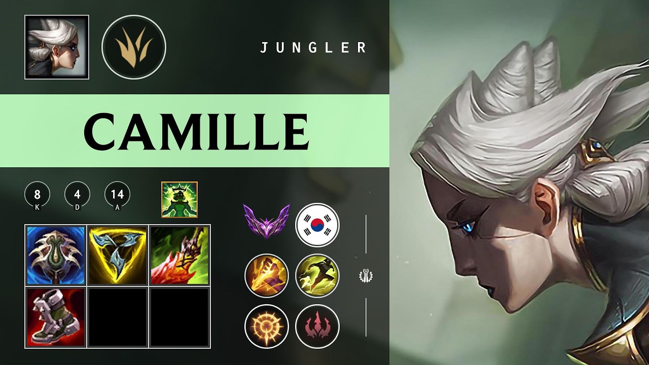Camille Jungle vs Jayce - KR Master Patch 26.05