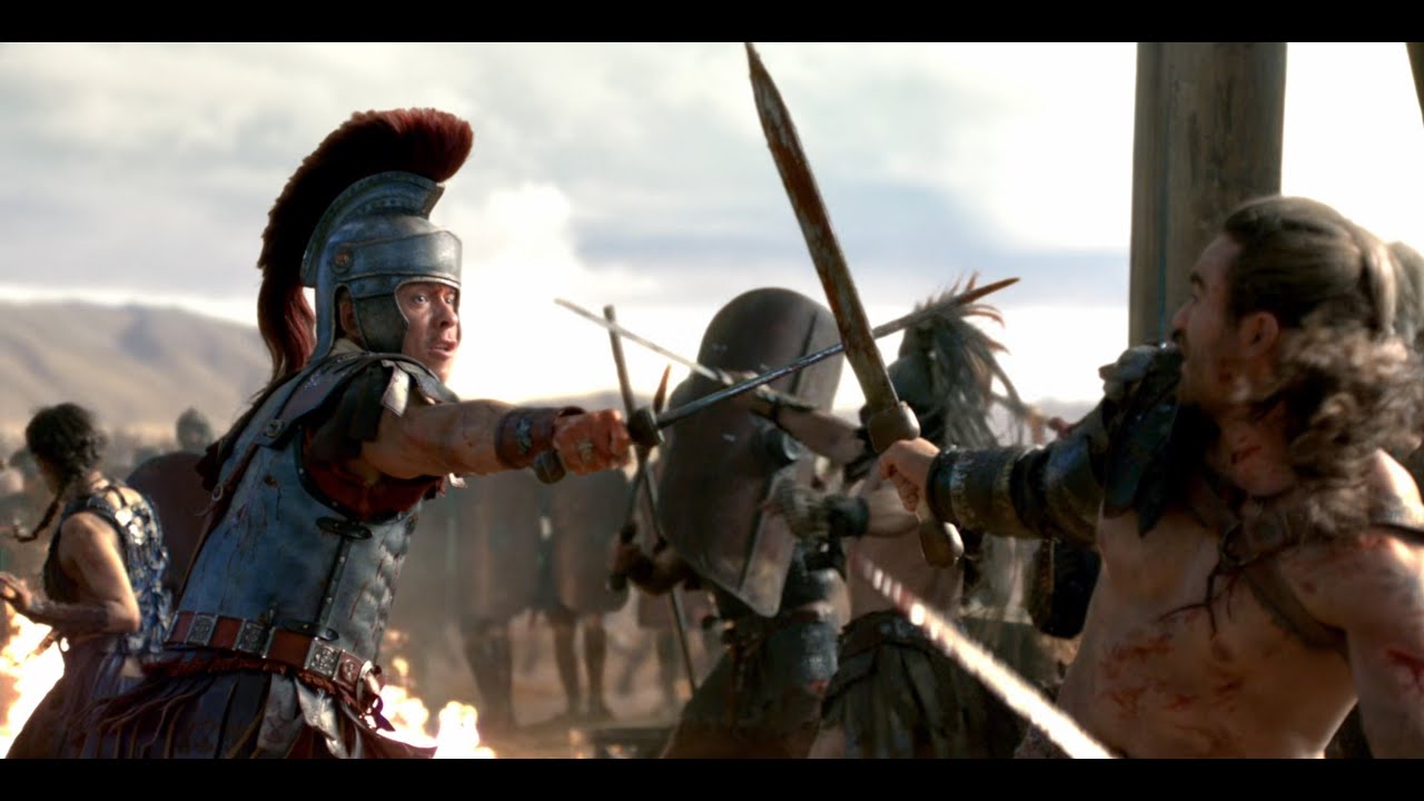 Gannicus VS Caesar All Fights || Spartacus ||