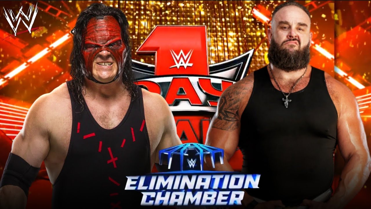 THE FINAL : KANE VS BRAUN StROWMAN ELEMINATION MATCH FOUR MEMBERS #wwe