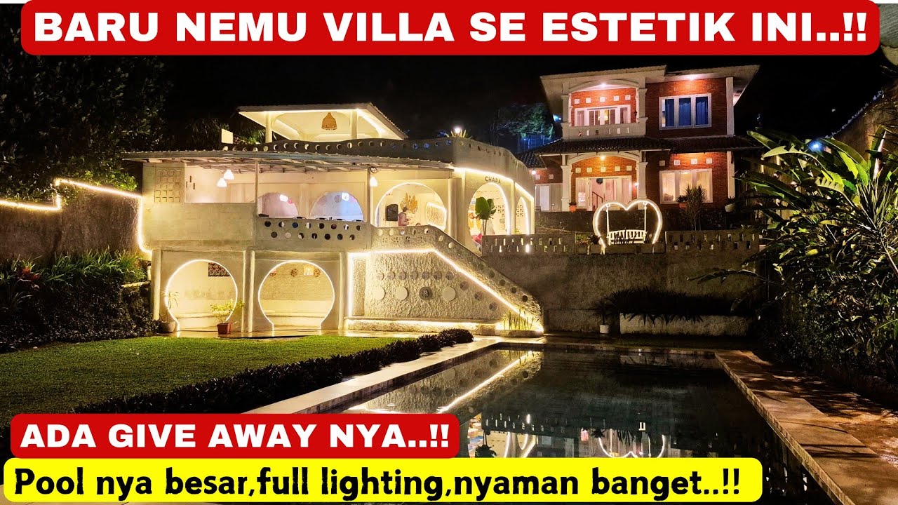 BARU NEMU VILLA SE ESTETIK INI‼️VILLA CHARA by @villasyiayia #villa #puncak #bogor