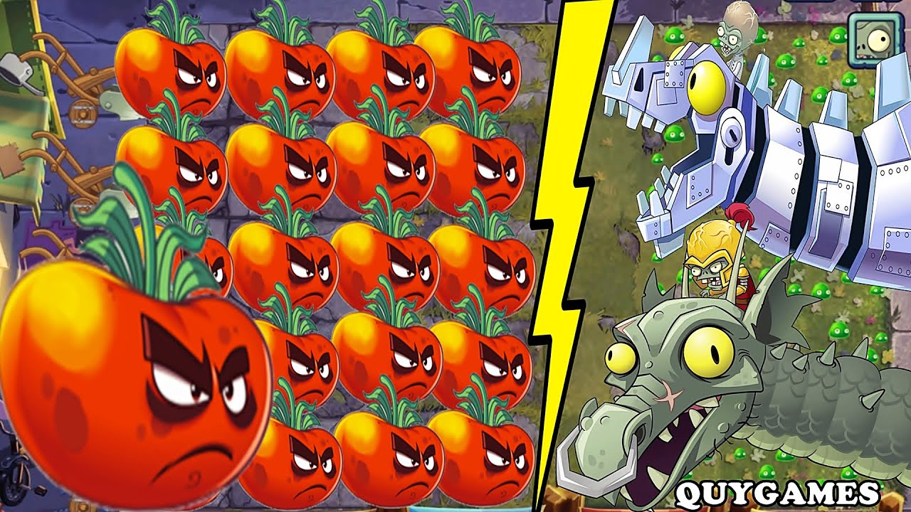 Plants VS. Zombies 2| Ultomato Pvz2 & Two Zombot in PvZ2: Gameplay 2020