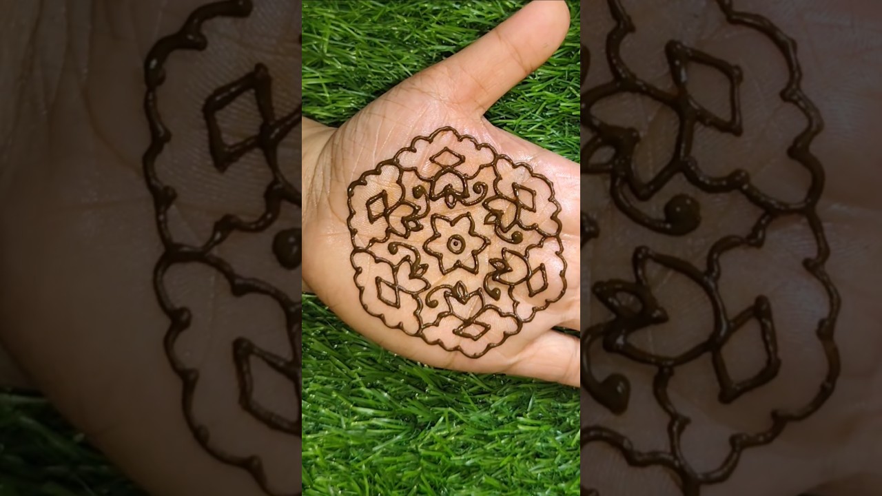 Jak narysować 13*5 kropek kolam#mehandidesign #sztuka#youtubeshorts
