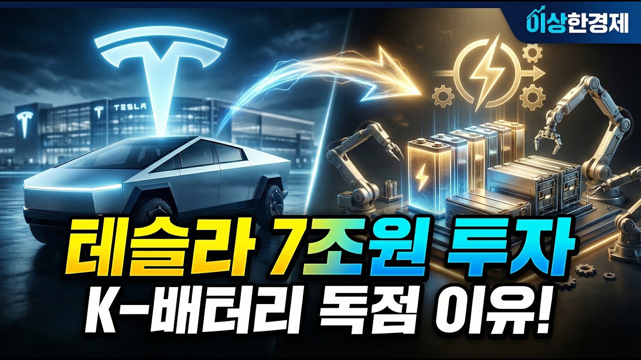 [경제학] 왜 하필 지금, 테슬라는 한국 배터리에 7조를 넣었나 / 이상한경제 / K배터리 / 테슬라